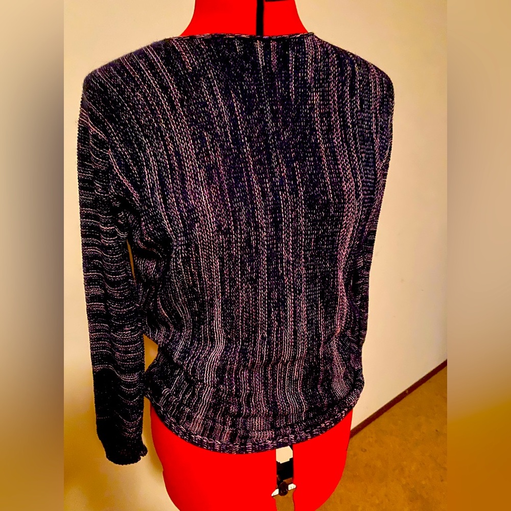 XL Navy Blue/Multicolor Women’s Misell Sweater New with Tags (medium fit)